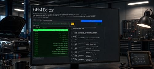 ESD screen definition viewer